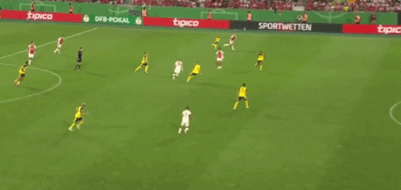 多特客场1-0红白埃森晋级,吉拉西一击制胜,本塞拜尼助攻